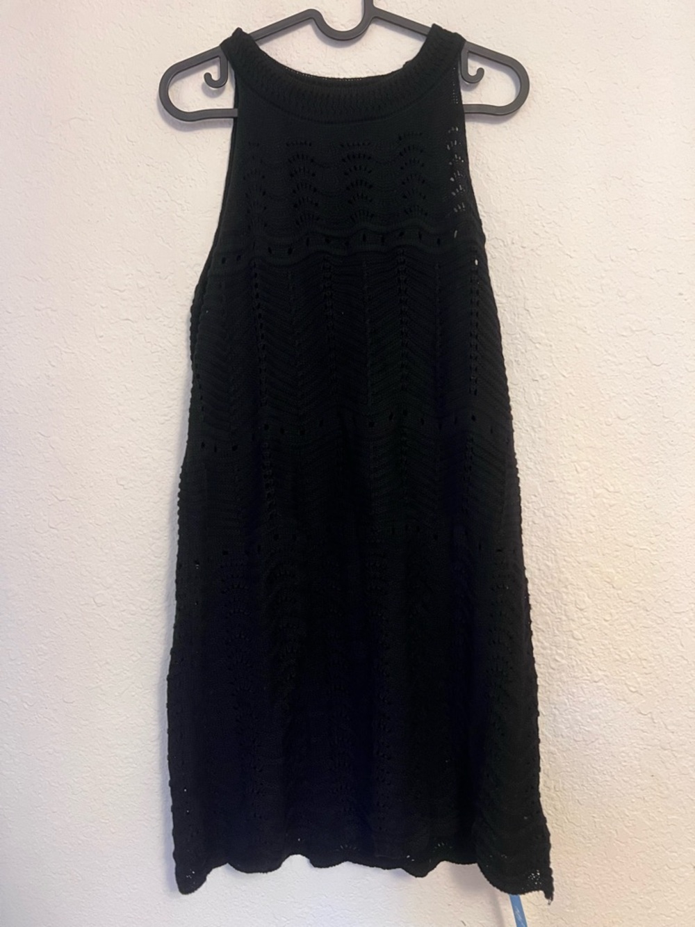 Cupshe Black Knit Halter Top